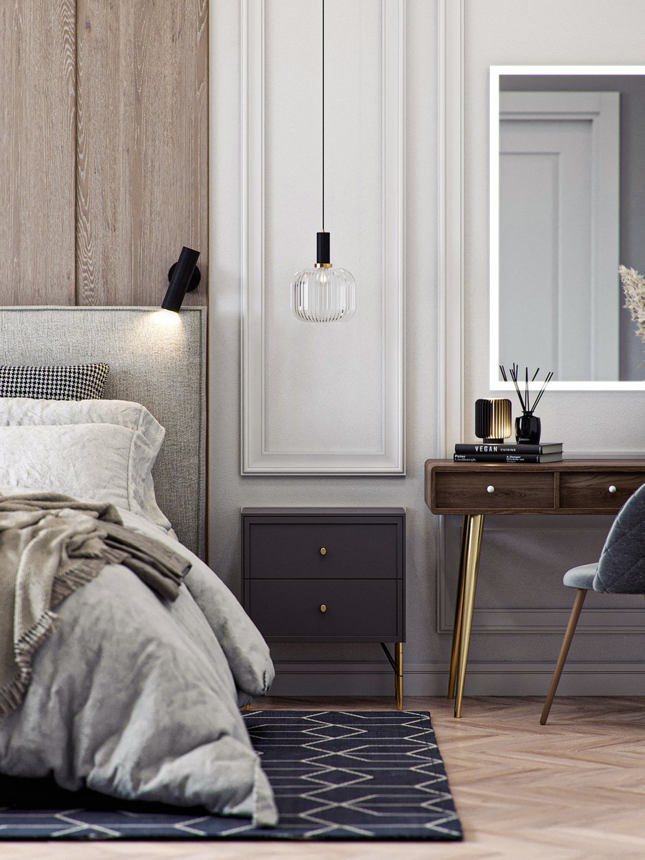 Фотография: Спальня в стиле Современный, Квартира, Проект недели, Москва, 4 и больше, Более 90 метров, Диана Бганова – фото на INMYROOM