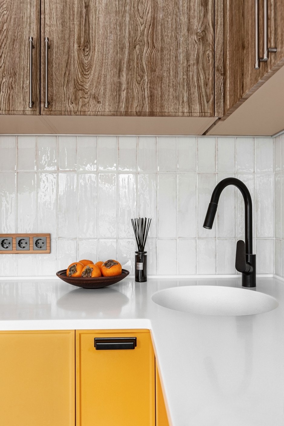 Фотография: Кухня и столовая в стиле Современный, Квартира, Проект недели, Москва, 2 комнаты, 40-60 метров, Валерия Мироненко – фото на INMYROOM