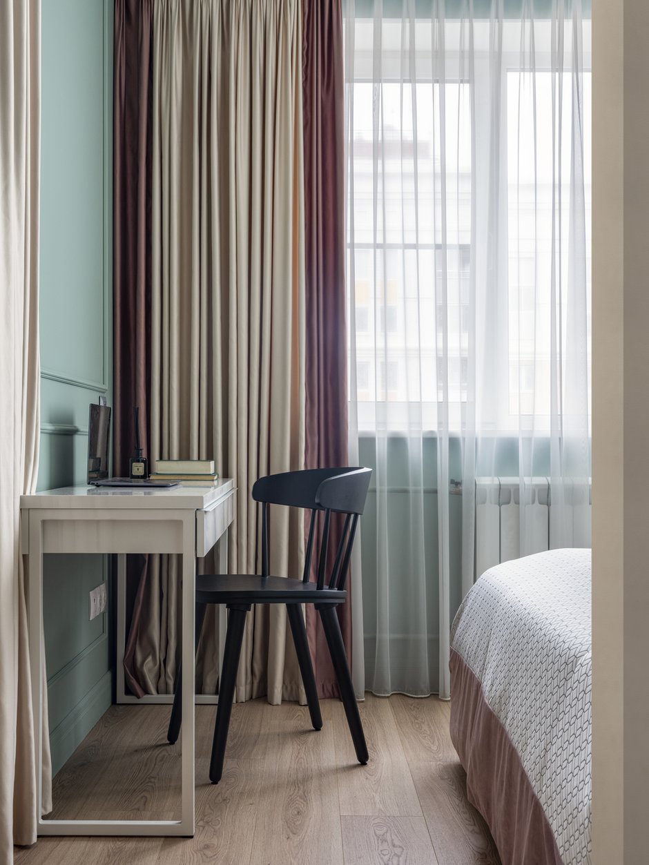 Фотография: Спальня в стиле Современный, Квартира, Проект недели, Москва, 2 комнаты, 40-60 метров, D.A. Interior Design, Анна Коробко – фото на INMYROOM