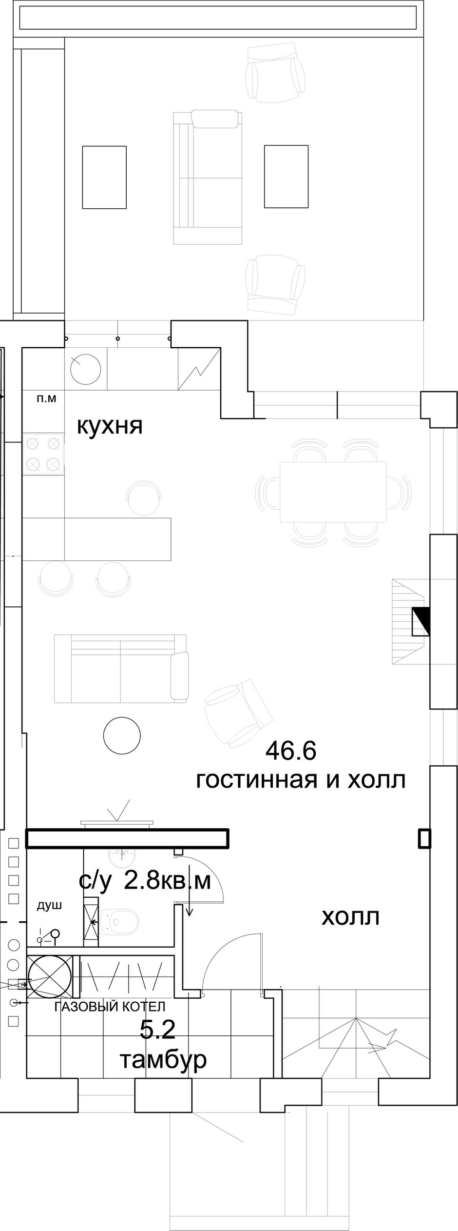 Фотография:  в стиле , Квартира, Проект недели, Подмосковье, Более 90 метров, Buro 19.23, Коттеджный поселок «Опушкино» – фото на INMYROOM