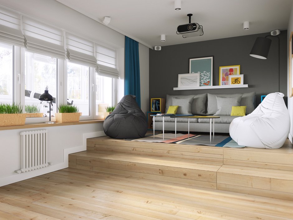 Фотография:  в стиле , Скандинавский, Квартира, Россия, IKEA, Проект недели, Tikkurila, Geometrium, Cosmorelax, Donolux, Imola Ceramica, Deephouse, pustelli, unit-glass, newdesigns, selecta – фото на INMYROOM