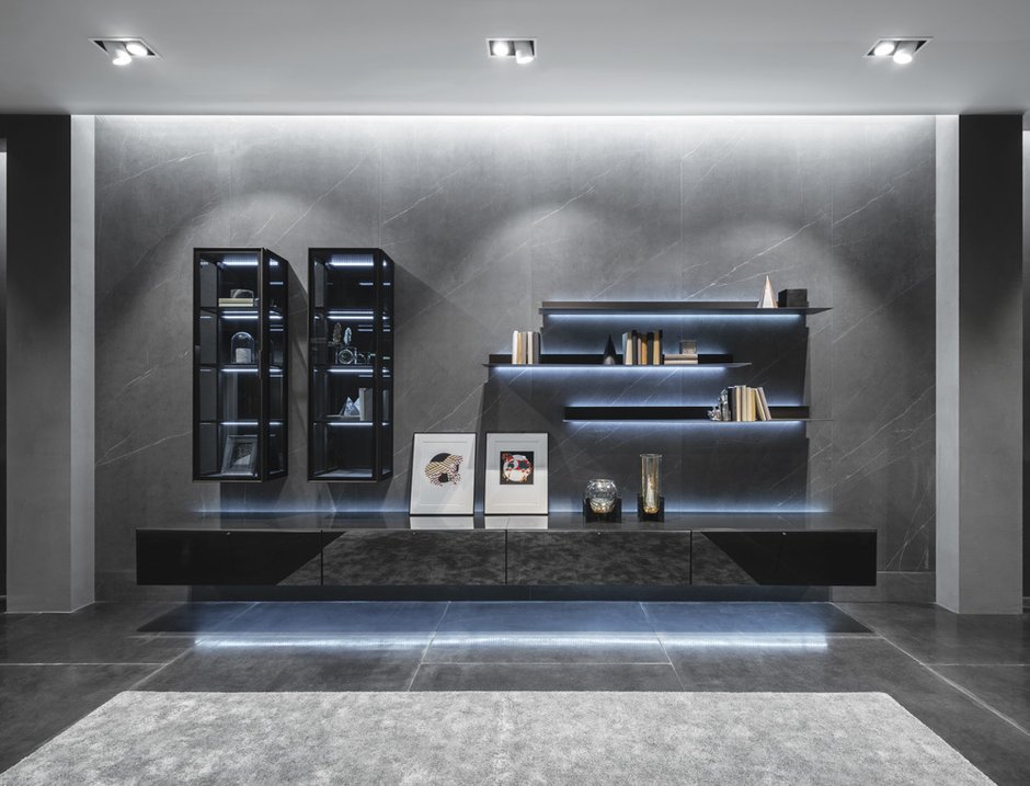 Фотография: Кухня и столовая в стиле Скандинавский, Гид, цветные двери, межкомнатные двери, UNION, двери и мебель в одном стиле, стеклянные гардеробные, невидимые наличники, скрытые двери – фото на INMYROOM