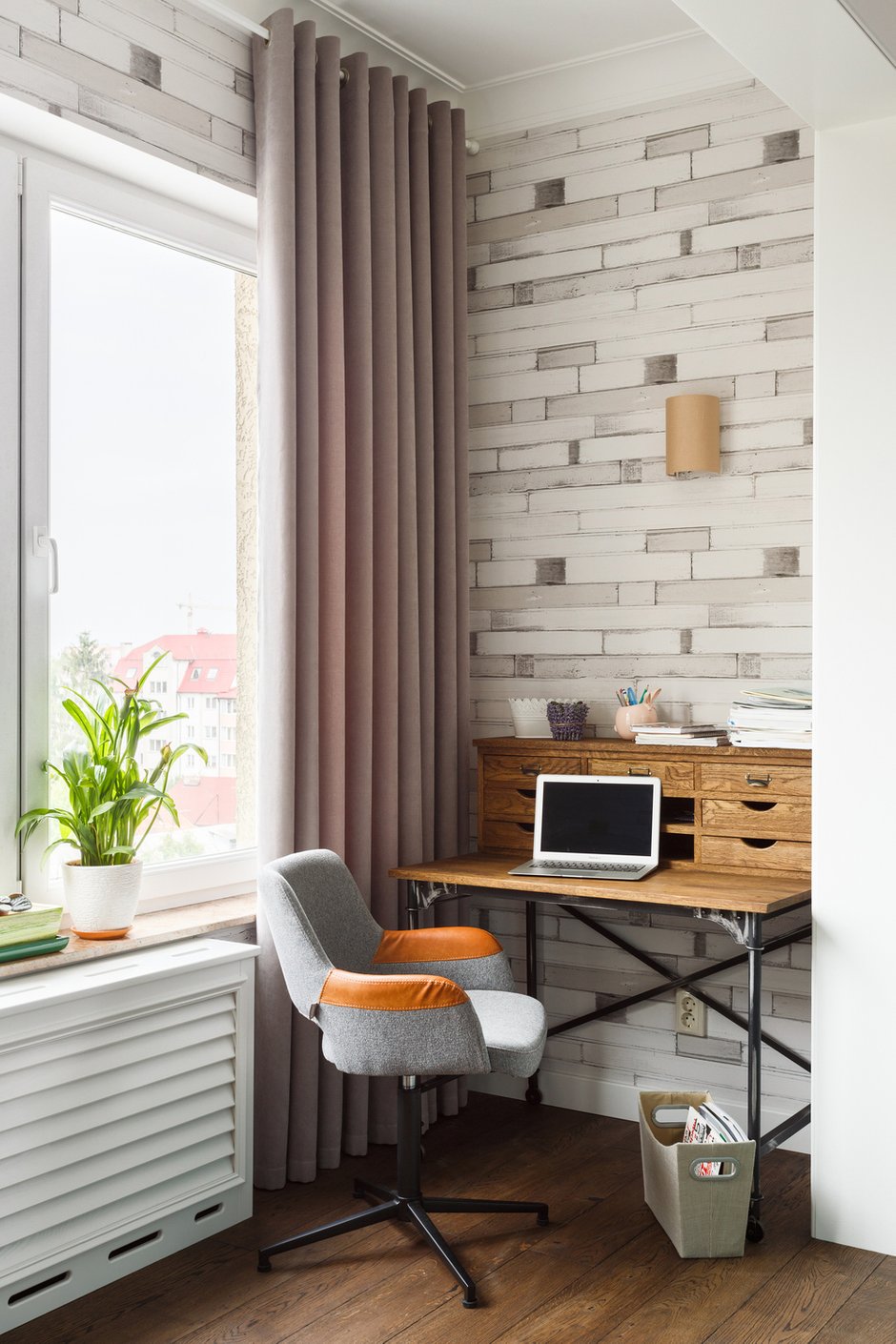 Фотография: Кабинет в стиле Современный, Квартира, Проект дня, Калининград, новостройка, Монолитный дом, Shperling Design, 4 и больше, Более 90 метров – фото на INMYROOM