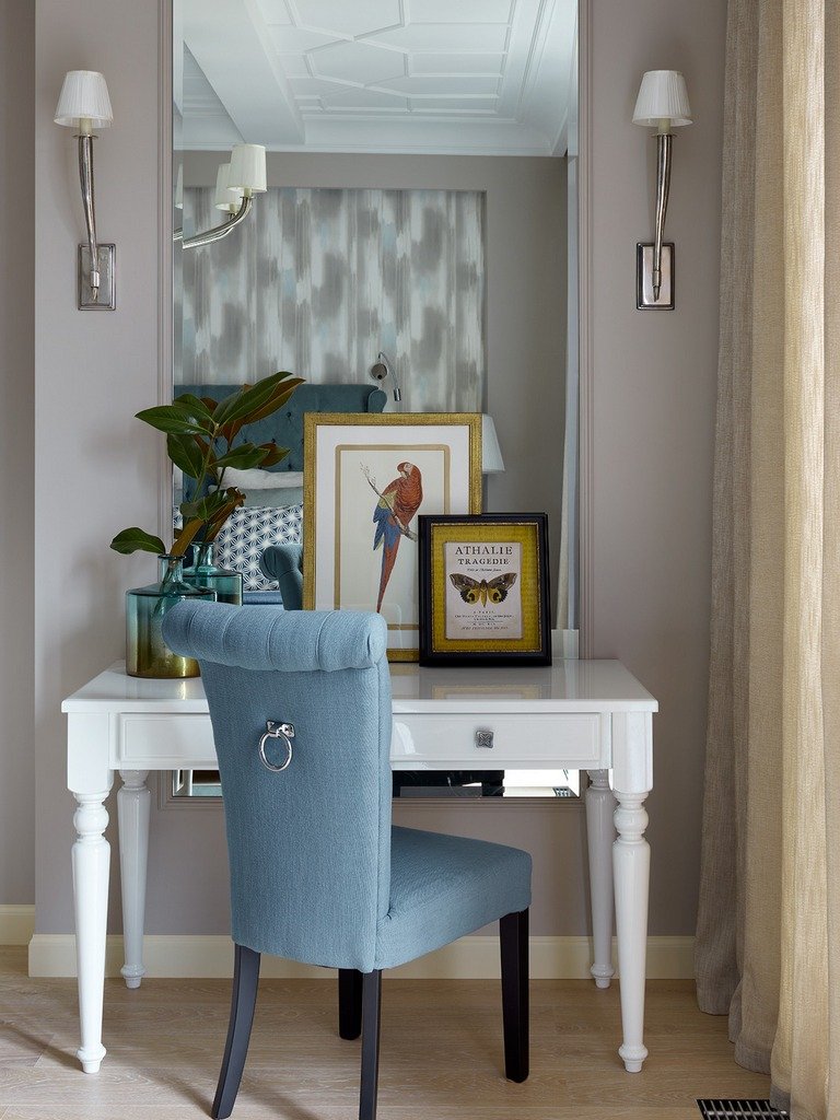 Фотография: Кабинет в стиле Классический, Современный, Квартира, Проект недели, Химки, ЖК Олимпийская деревня Новогорск. Курорт, 3 комнаты, Более 90 метров, Монолитно-кирпичный, Алиса Шабельникова – фото на INMYROOM