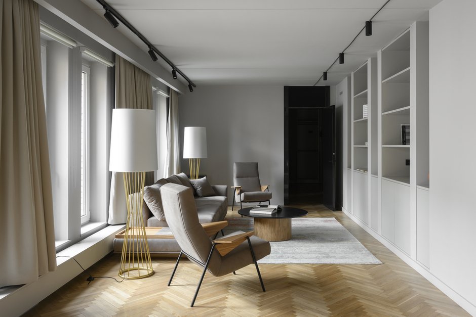 Фотография: в стиле , Квартира, Проект дня, Москва, 4 и больше, Более 90 метров, современный с элементами модерна, Игорь Голубев – фото на INMYROOM