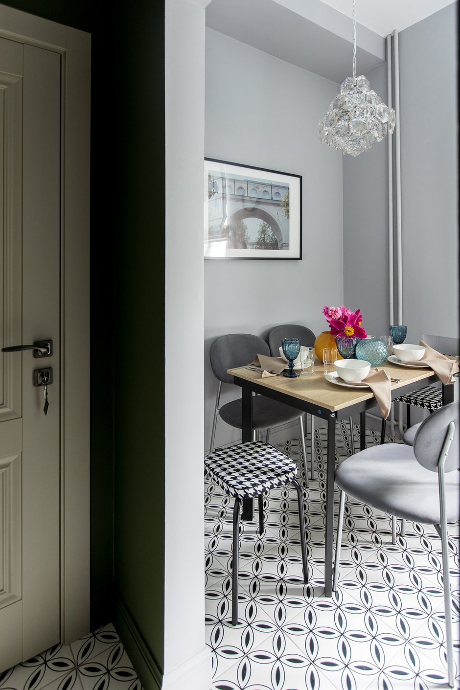 Фотография: Кухня и столовая в стиле Современный, Квартира, Проект недели, 2 комнаты, 40-60 метров, 60-90 метров, Ярославль, Елена Бердникова – фото на INMYROOM