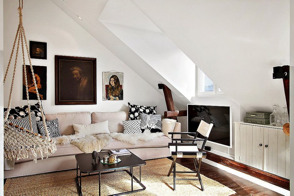 Фотография: Гостиная в стиле Скандинавский, Декор интерьера, Малогабаритная квартира, Квартира, Дома и квартиры, Минимализм – фото на INMYROOM