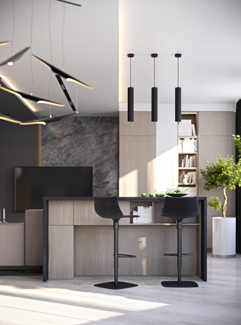 Фотография: Мебель и свет в стиле Современный, Квартира, Проект недели, новостройка, Монолитный дом, Кишинев, Молдова, MUSA Studio, 3 комнаты, Более 90 метров – фото на INMYROOM