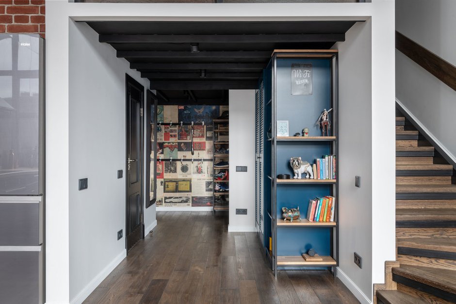 Фотография: Прихожая в стиле Лофт, Квартира, Студия, Проект недели, Москва, Кирпичный дом, 40-60 метров, Юлия Сологубова – фото на INMYROOM