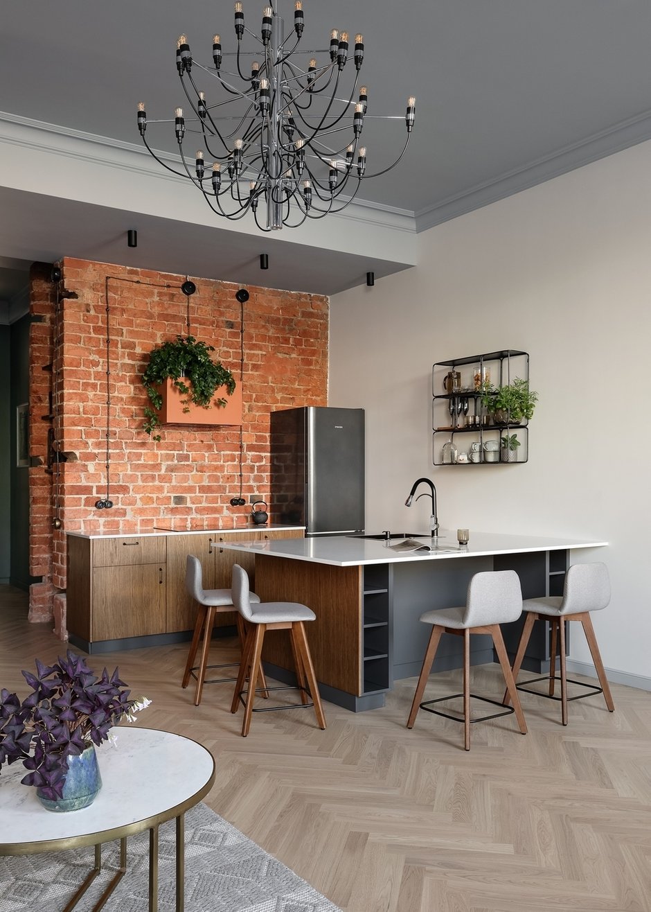 Фотография: Кухня и столовая в стиле Лофт, Современный,  – фото на INMYROOM
