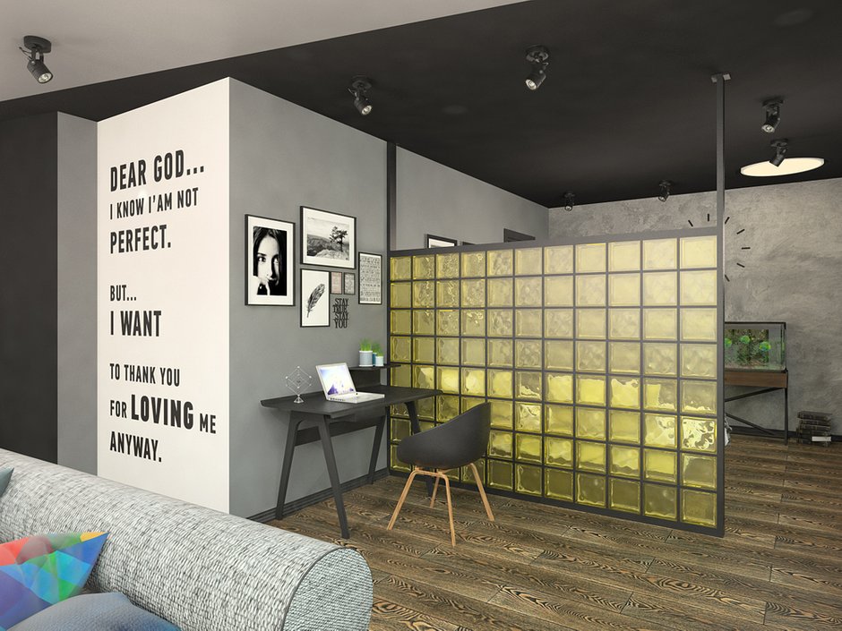 Фотография: Гостиная в стиле Лофт,  – фото на INMYROOM