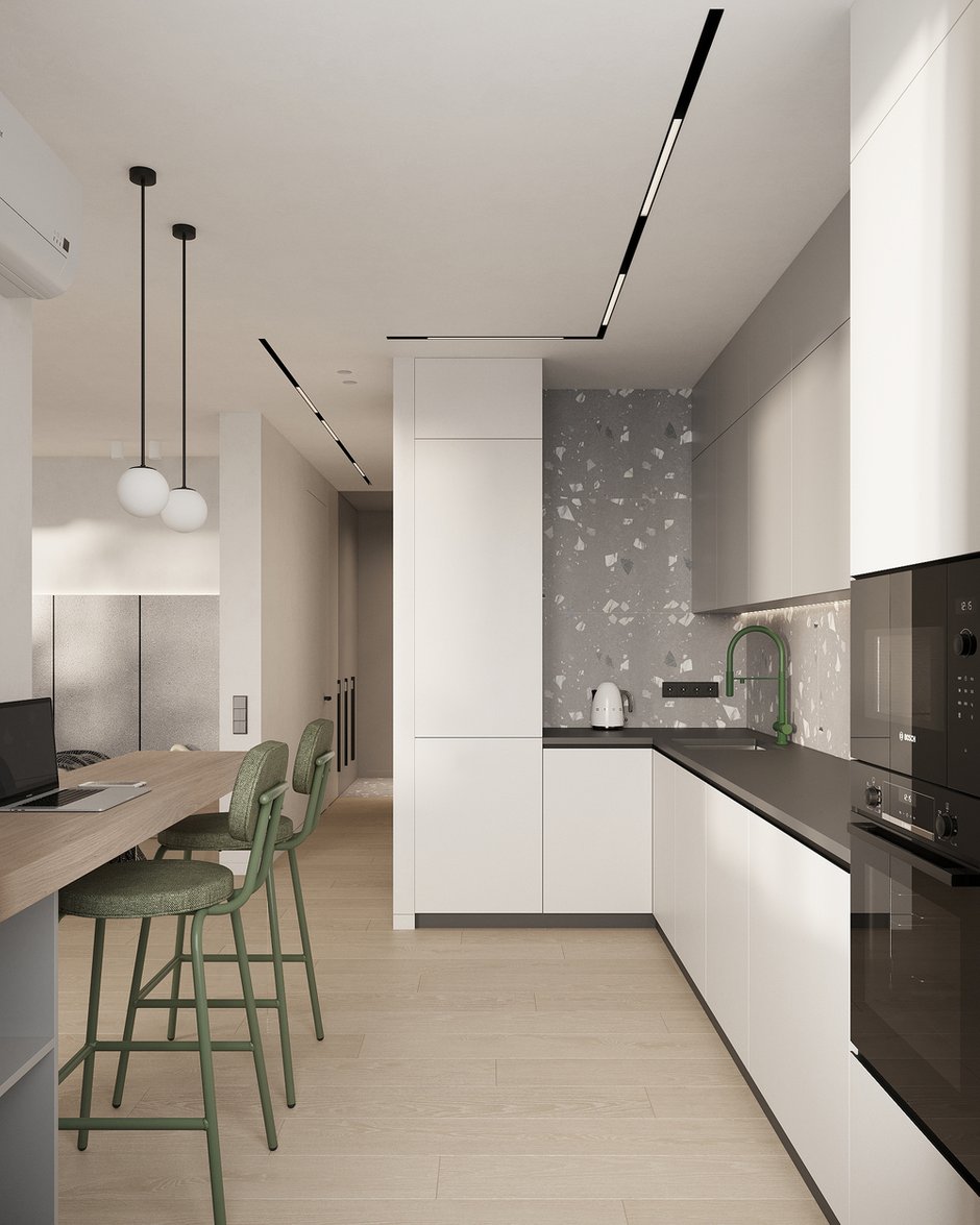 Функциональная двухкомнатная квартира 71 м² - INMYROOM