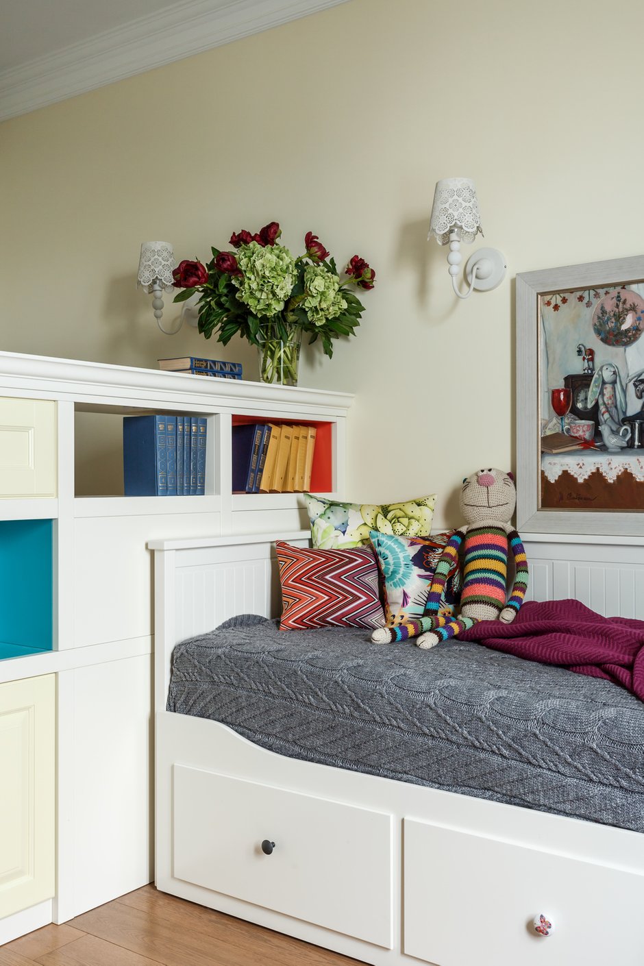Фотография: Детская в стиле Прованс и Кантри, Квартира, Проект дня, Москва, NW-Interior, Монолитный дом, 4 и больше, Более 90 метров – фото на INMYROOM
