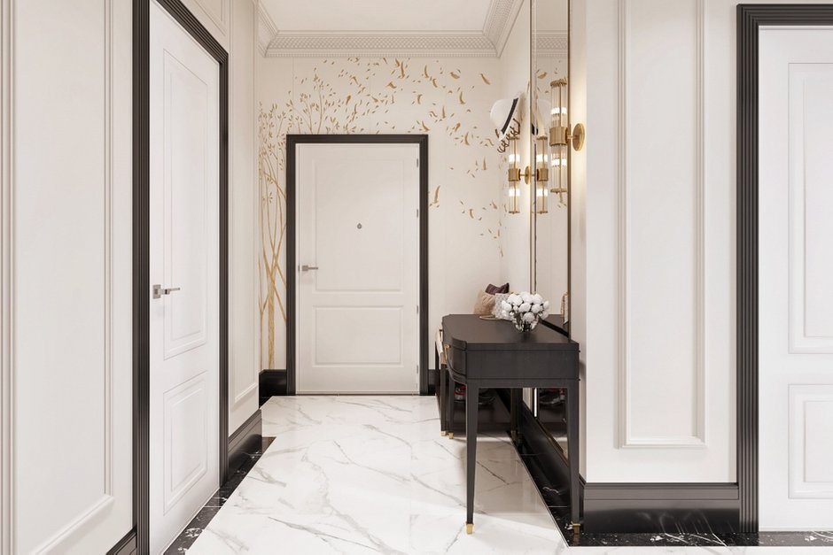 Фотография: Прихожая в стиле Современный, Квартира, Проект недели, Москва, Монолитный дом, 2 комнаты, 60-90 метров, Валерия Даньковская, ЖК «Дом на Таганке» – фото на INMYROOM