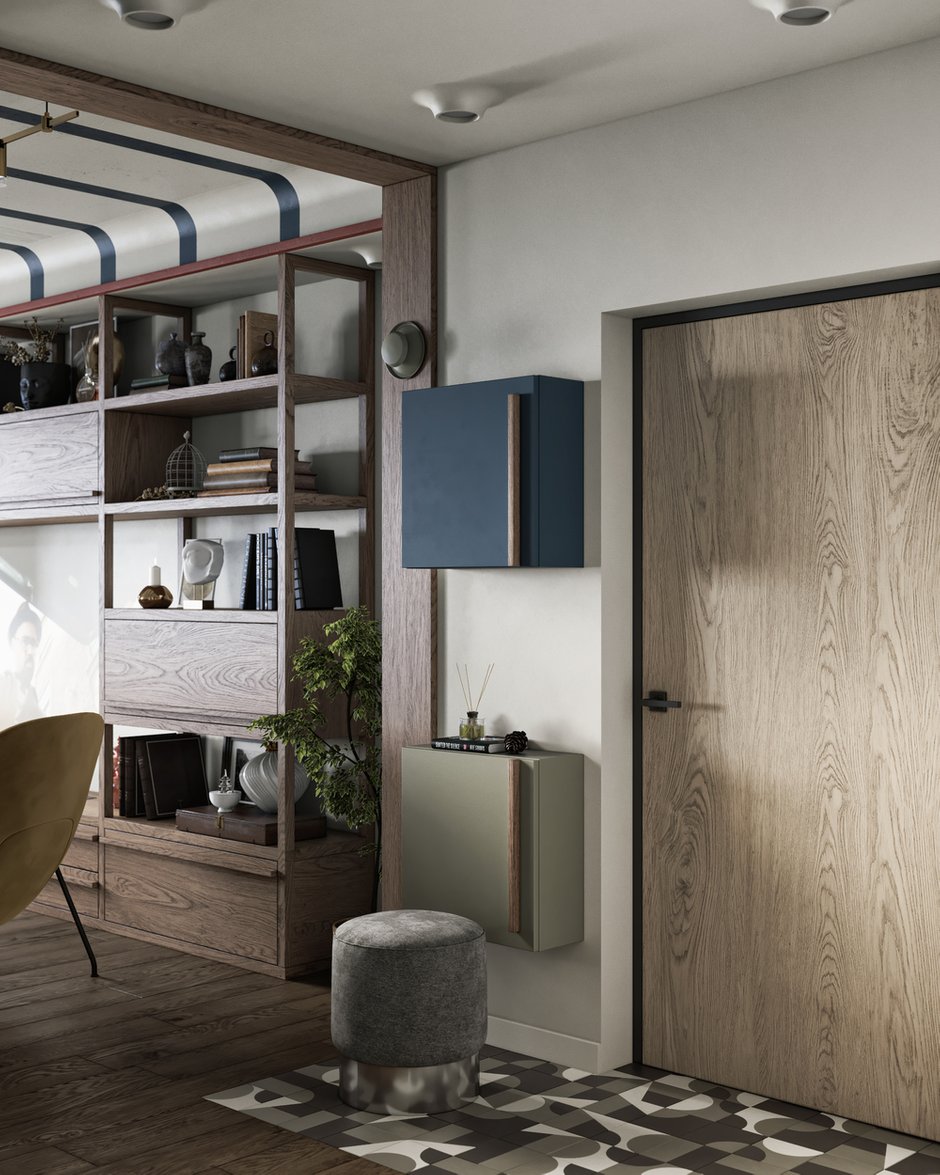 Фотография: Гостиная в стиле Современный, Эклектика, Квартира, Проект дня, Санкт-Петербург, ToTaste Studio, 3 комнаты, 60-90 метров, Более 90 метров – фото на INMYROOM