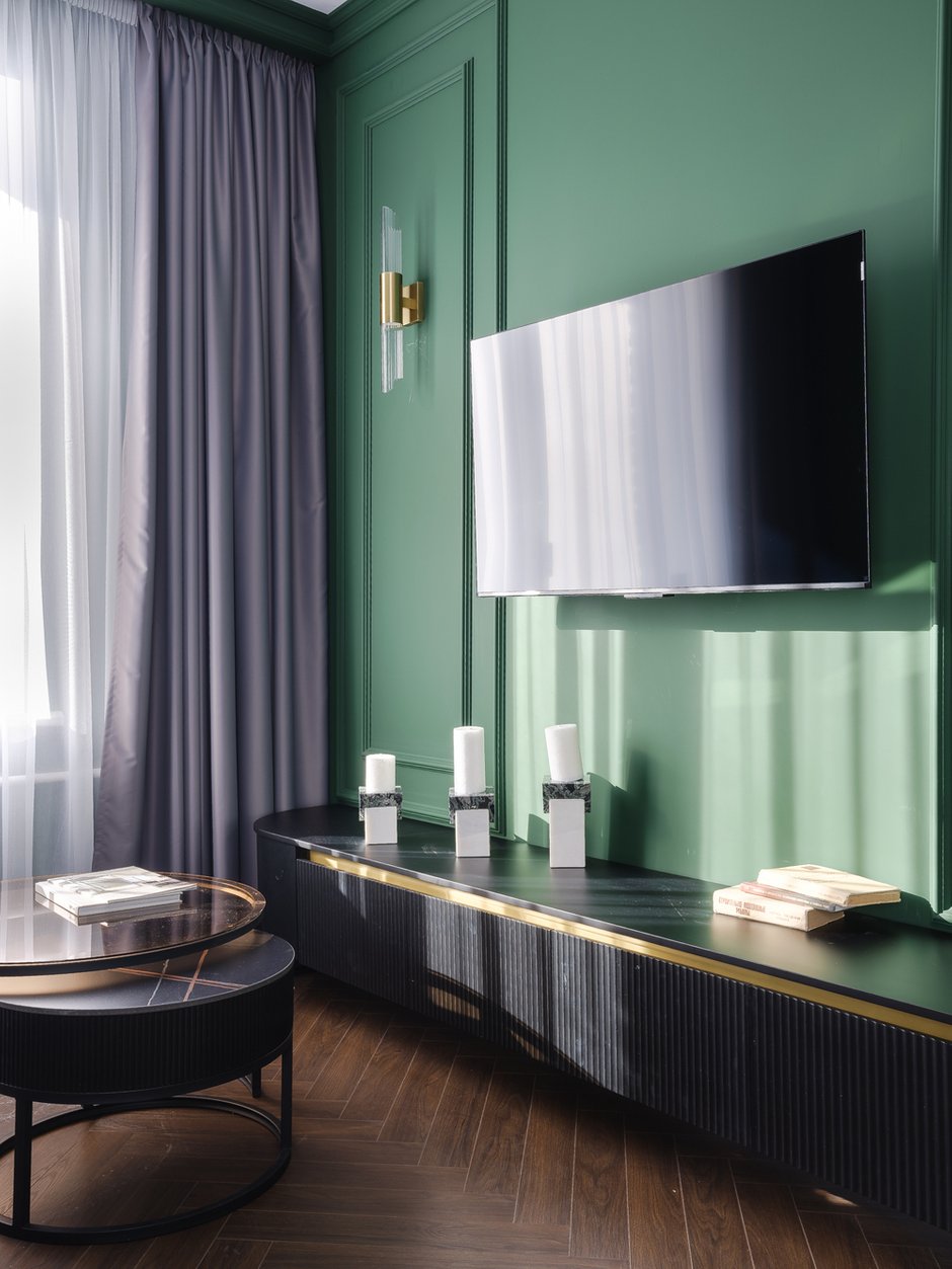 Фотография: Гостиная в стиле Современный, Квартира, Проект дня, Сталинка, Кирпичный дом, 4 и больше, 60-90 метров, Санкт-Петербруг – фото на INMYROOM