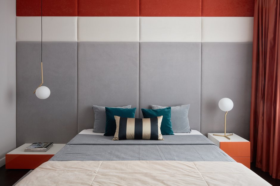 Фотография: Спальня в стиле Минимализм, Современный, Квартира, Проект недели, Москва, Монолитный дом, 2 комнаты, 40-60 метров, ЖК «Английский квартал», Максим Новиньков – фото на INMYROOM