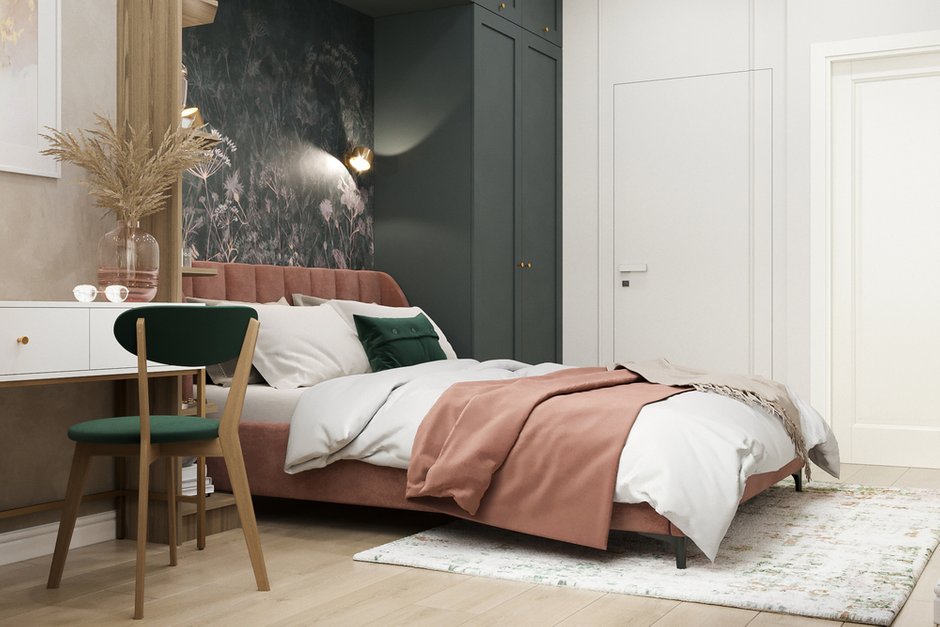 Фотография: Спальня в стиле Современный, Прихожая, Квартира, Проект недели, Москва, 4 и больше, 60-90 метров – фото на INMYROOM