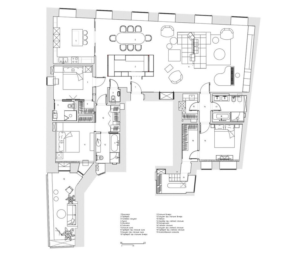 Фотография:  в стиле , Квартира, Проект дня, Москва, Кирпичный дом, 4 и больше, Более 90 метров, Валерия Исакова, Мария Куркова – фото на INMYROOM