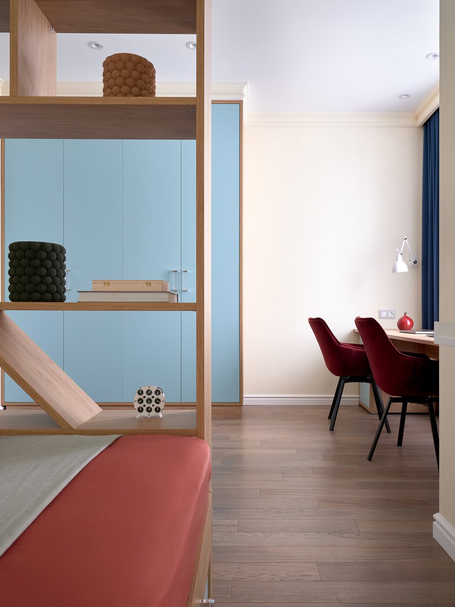Фотография: Детская в стиле Современный, Квартира, Проект недели, Москва, 4 и больше, Более 90 метров, Н-Куб, Николай Николаев – фото на INMYROOM