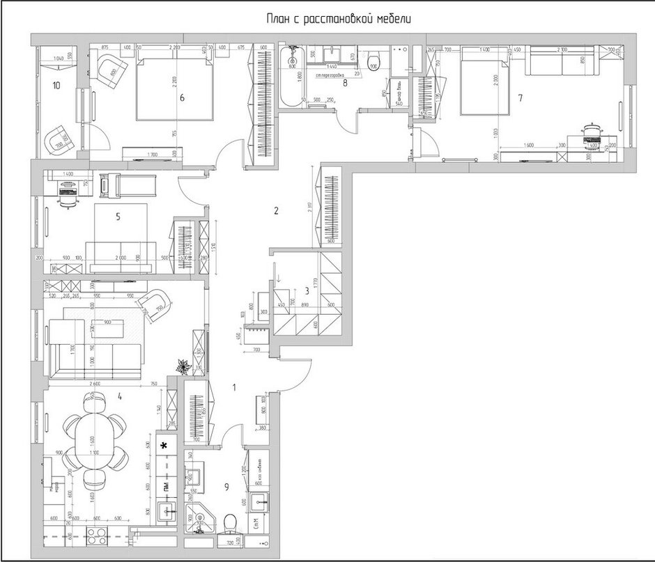 Фотография: Планировки в стиле , Современный, Квартира, Проект дня, Самара, 3 комнаты, Более 90 метров, Ольга Бикбова – фото на INMYROOM