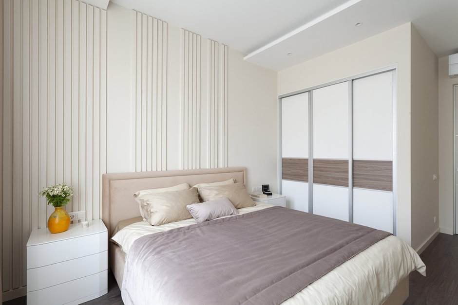 Фотография: Спальня в стиле Современный, Квартира, Проект недели, Москва, 2 комнаты, 60-90 метров, Мария Ничипоренко – фото на INMYROOM