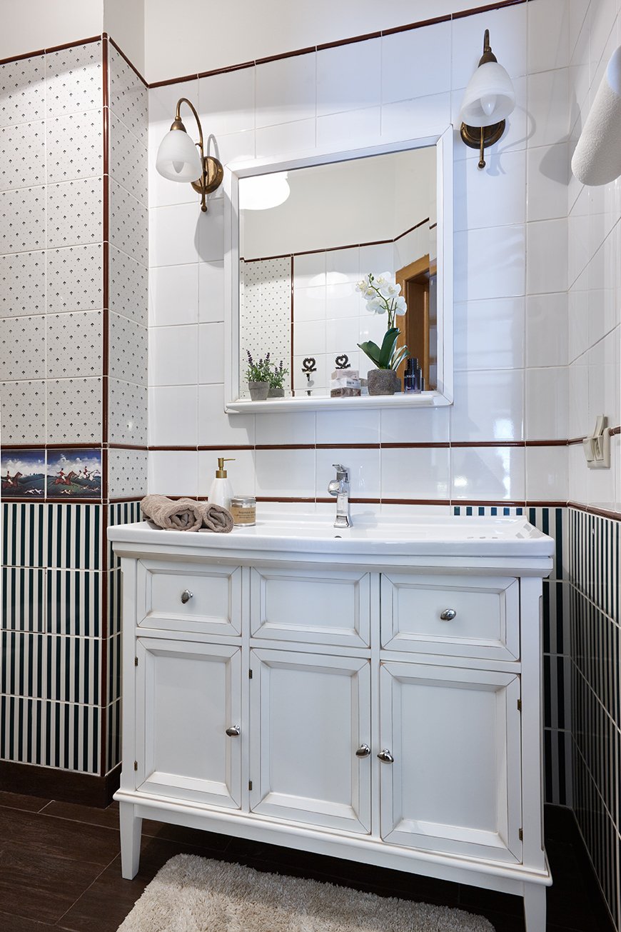 Фотография: Ванная в стиле Прованс и Кантри, Дом, Проект недели, Подмосковье, Дом и дача, Московская область, 4 и больше, Более 90 метров, Елена Зорина – фото на INMYROOM