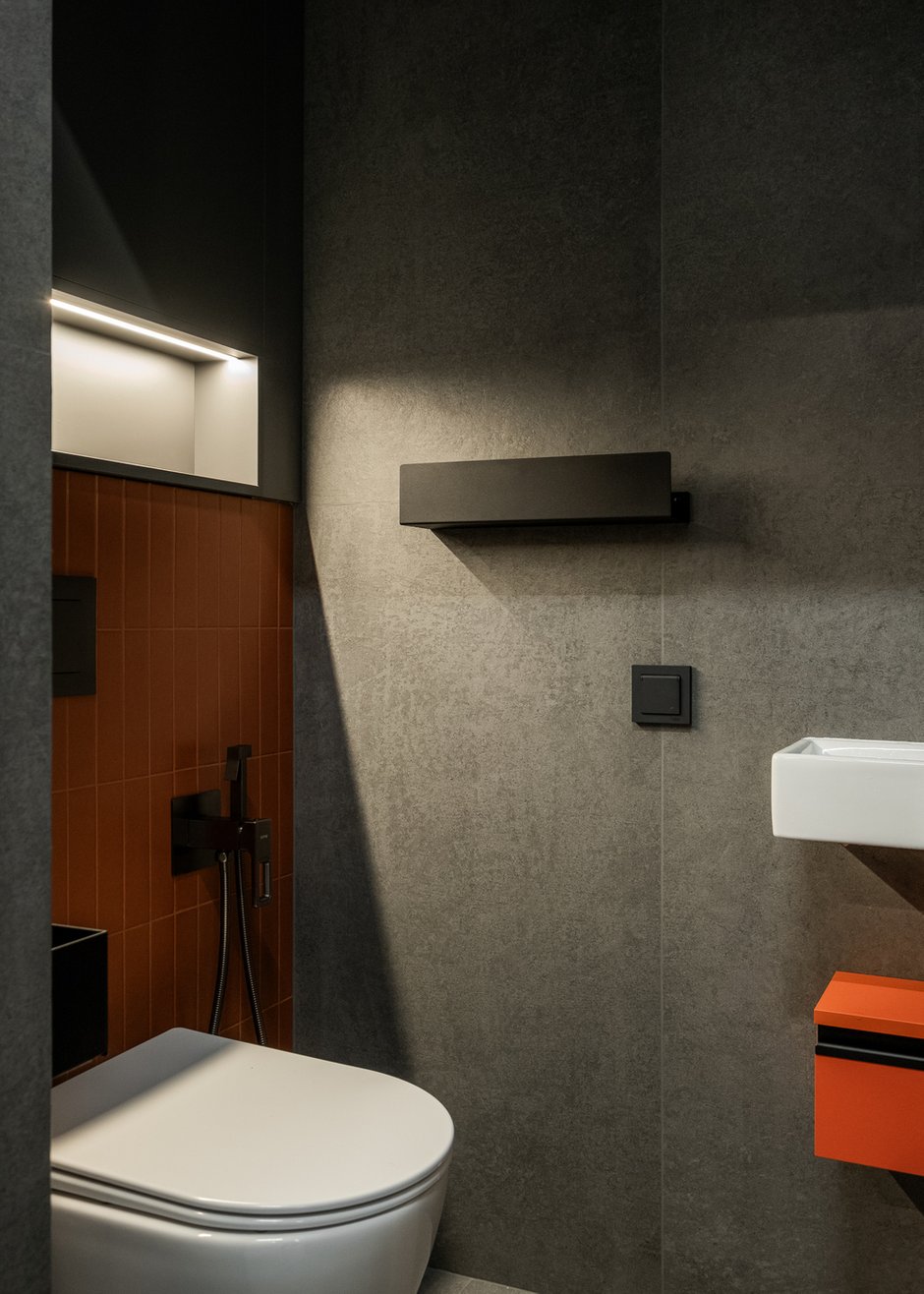 Фотография:  в стиле , Квартира, Проект дня, Москва, 2 комнаты, 60-90 метров, современный с элементами минимализма и арт-деко, Маргарита Макурина – фото на INMYROOM