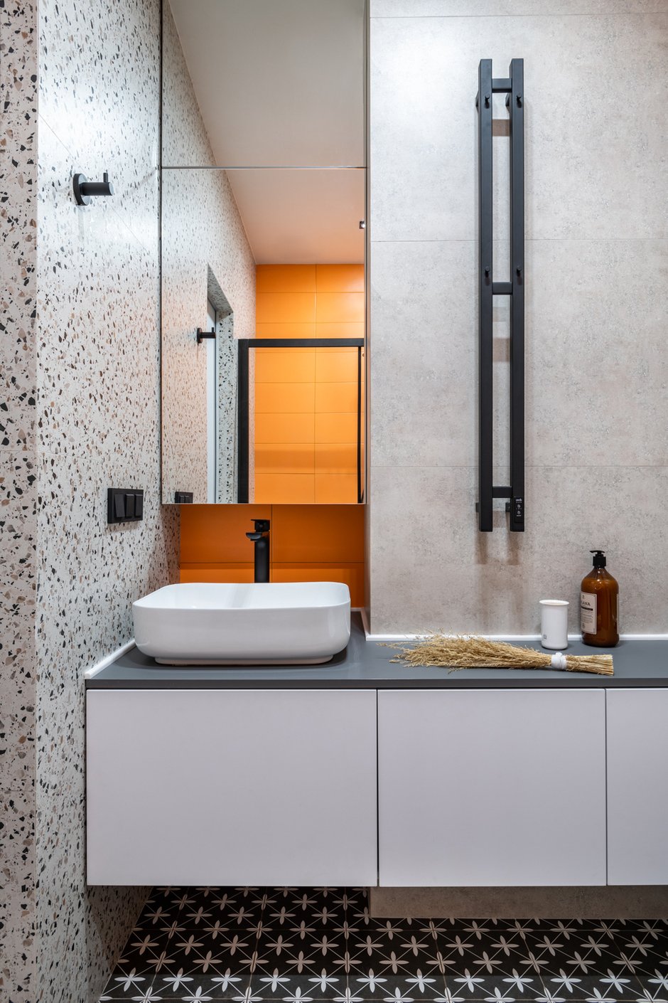 Фотография: Ванная в стиле Современный, Квартира, Проект недели, Москва, 2 комнаты, 40-60 метров, Ксения Гусева – фото на INMYROOM