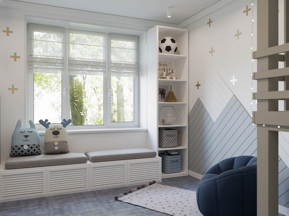 Фотография: Детская в стиле Современный, Прованс и Кантри, Дом, Проект недели, Дом и дача, Истринский район, Студия Волковых, 4 и больше, Более 90 метров – фото на INMYROOM