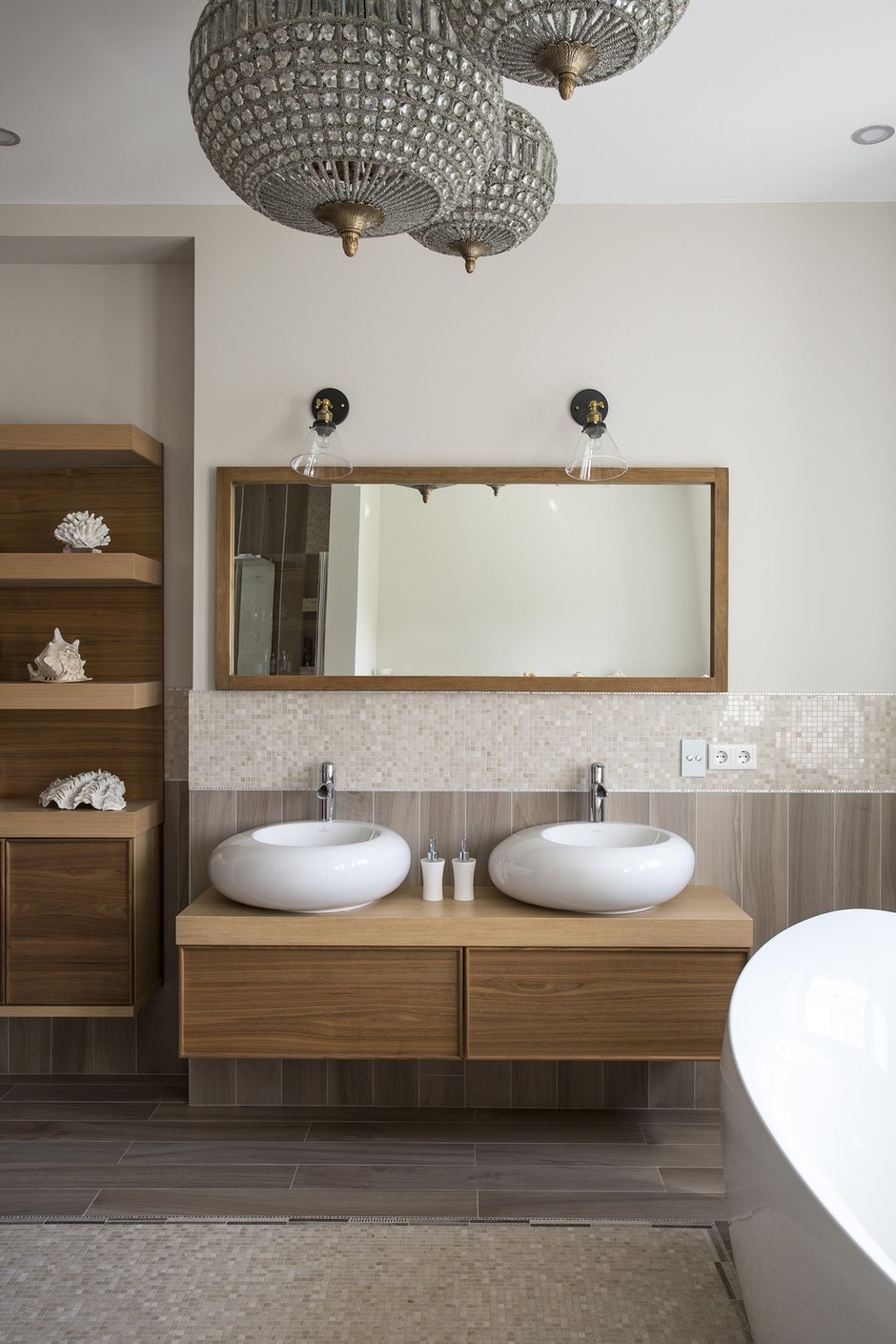 Фотография: Ванная в стиле Современный, Дом, Проект недели, Московская область, 4 и больше, Более 90 метров, #эксклюзивныепроекты, Виктория Барановская, Истра – фото на INMYROOM