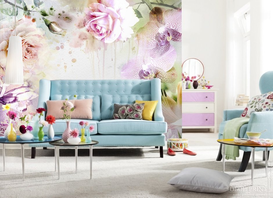 Фотография: Гостиная в стиле Прованс и Кантри, Декор интерьера, Карта покупок, BoDeCo, Декор, Гид, DG-HOME – фото на INMYROOM