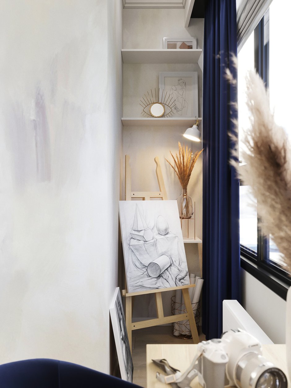 Фотография: Кабинет в стиле Современный, Прихожая, Квартира, Проект недели, Москва, 4 и больше, 60-90 метров – фото на INMYROOM