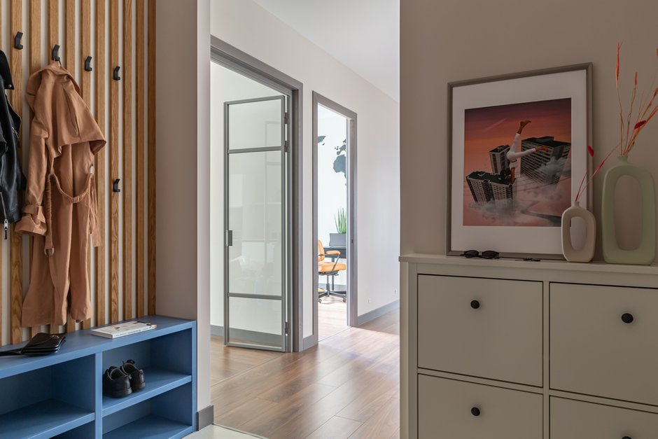 Фотография: Прихожая в стиле Современный, Проект недели, Москва, 4 и больше, Более 90 метров, Анастасия Гладышева – фото на INMYROOM