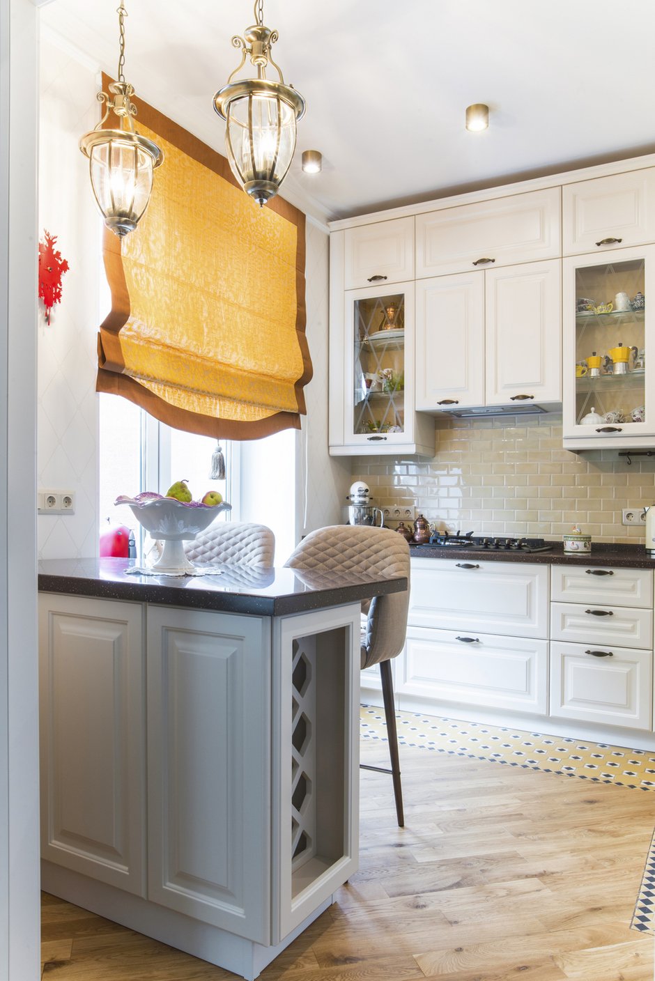 Фотография: Кухня и столовая в стиле Классический, Квартира, Проект недели, Студия 3.14, Сталинка, 3 комнаты, 60-90 метров, Иероним Грабштейн – фото на INMYROOM