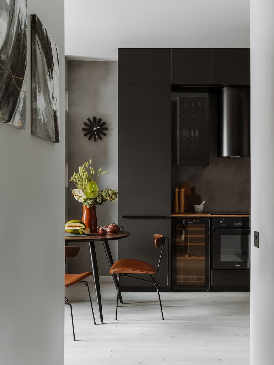 Фотография: Кухня и столовая в стиле Лофт, Современный, Эклектика, Квартира, Проект недели, Москва, 3 комнаты, 60-90 метров, Domeli, Катерина Притчина – фото на INMYROOM