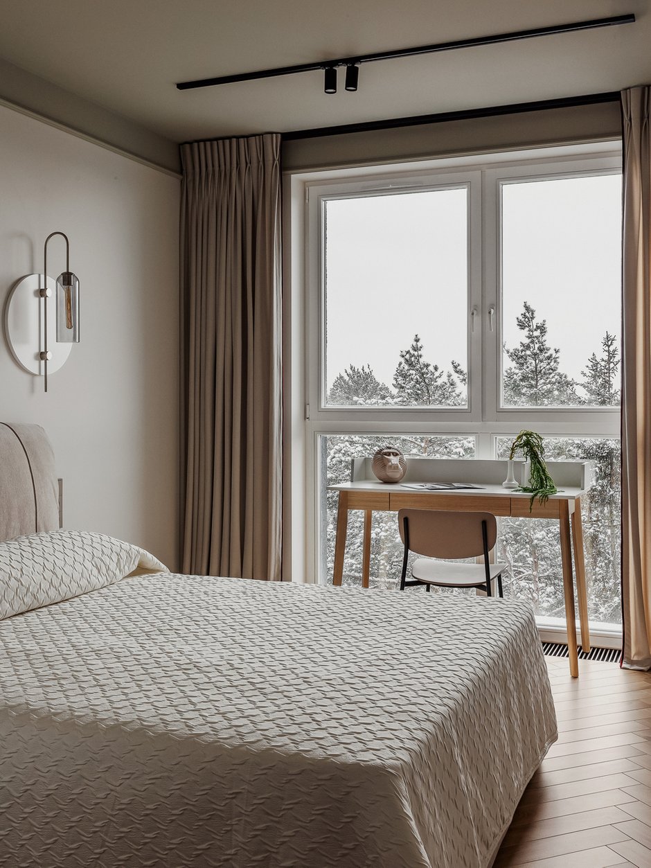 Фотография: Спальня в стиле Современный, Эклектика, Эко, Квартира, Проект дня, Минск, 3 комнаты, Анастасия Венедчук – фото на INMYROOM