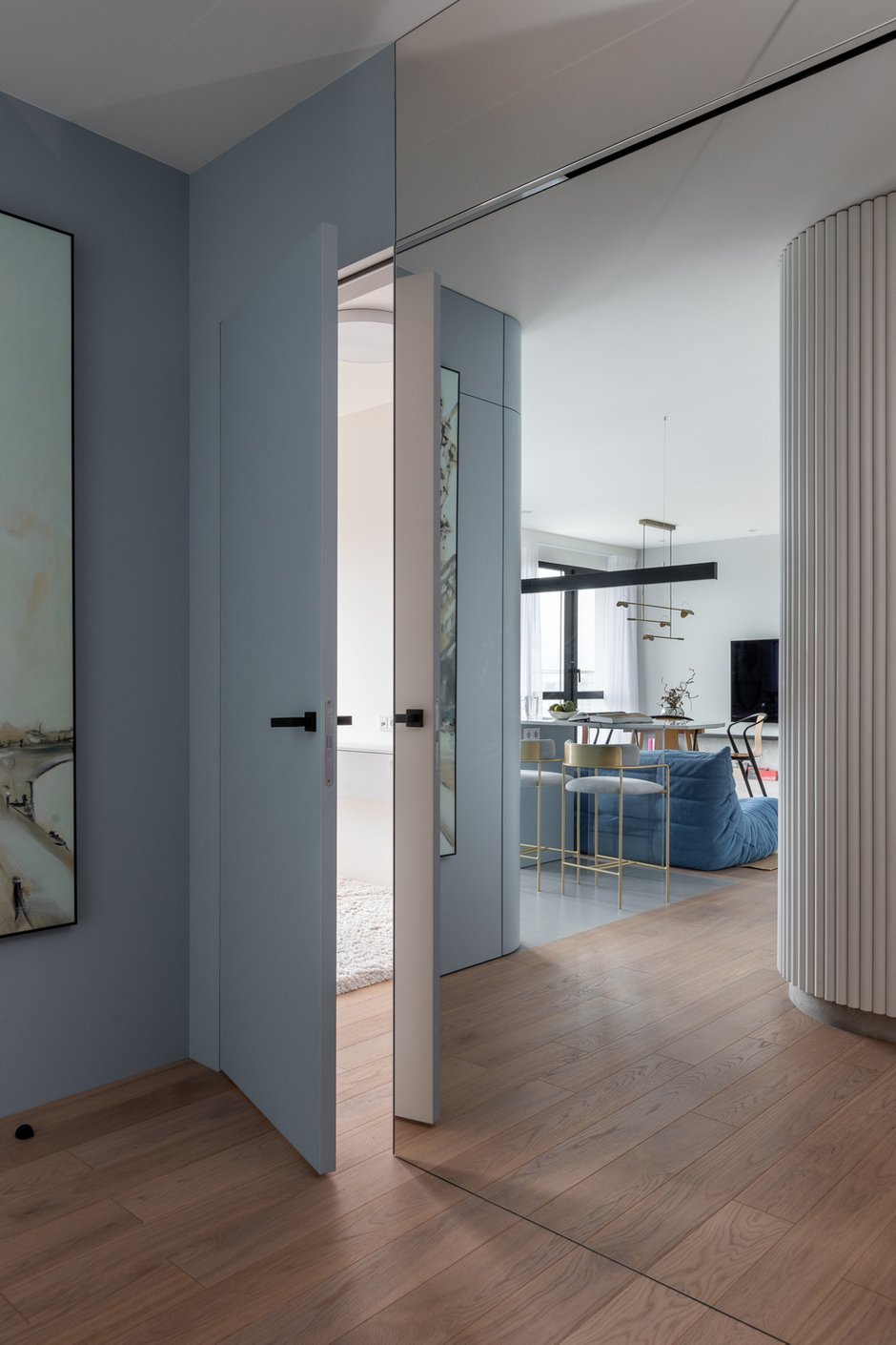 Фотография: Прихожая в стиле Современный, Квартира, Минимализм, Проект недели, Минск, 3 комнаты, Более 90 метров, Zrobym architects – фото на INMYROOM