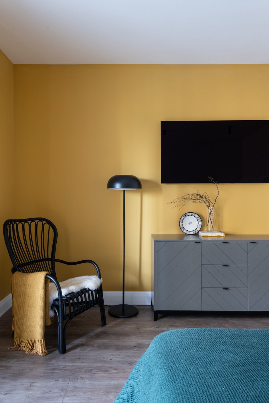 Фотография: Спальня в стиле Современный, Квартира, Проект дня, Москва, Анна Моджаро, ЖК НОВОЕ МЕДВЕДКОВО – фото на INMYROOM