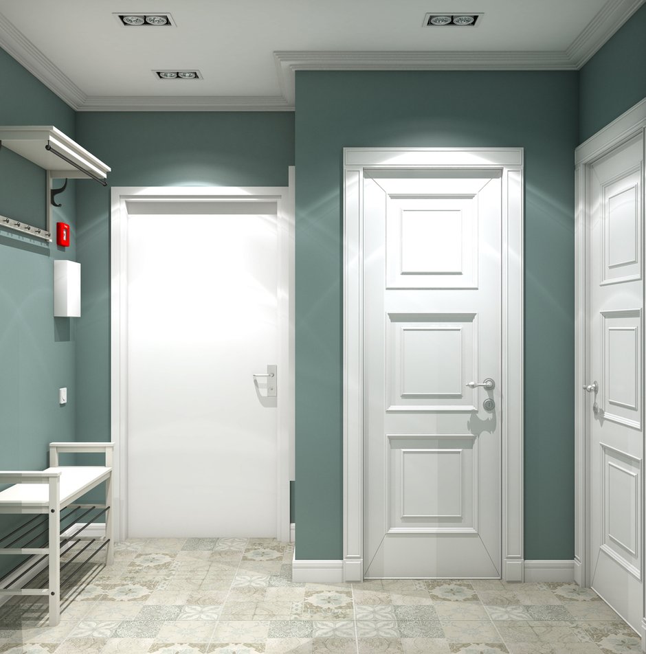 Фотография: Прихожая в стиле Скандинавский, Квартира, Проект недели, Марина Саркисян, Московская область, 3 комнаты, 60-90 метров, Монолитно-кирпичный – фото на INMYROOM