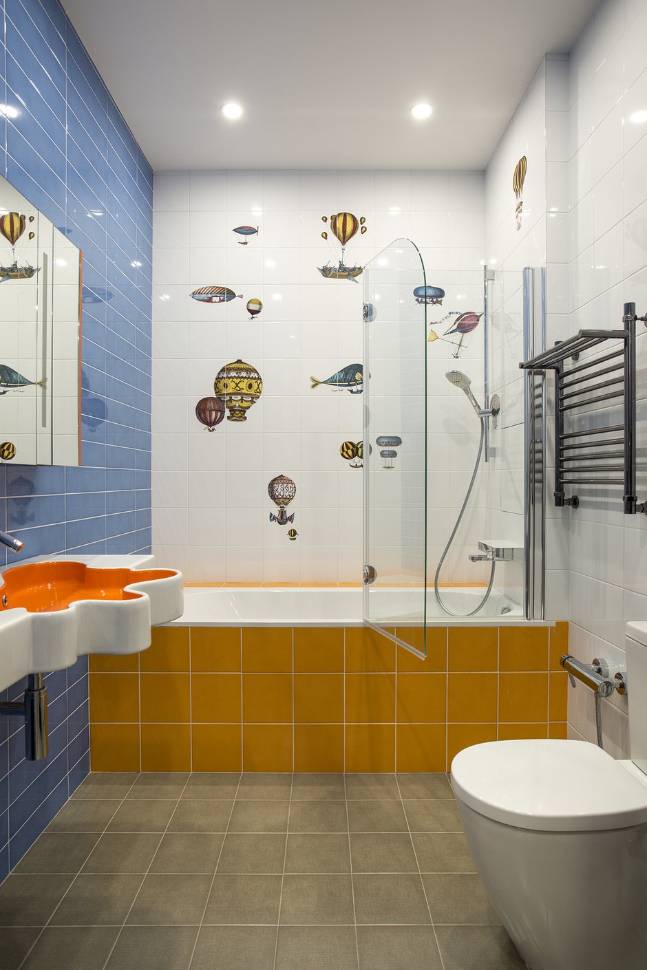 Фотография: Ванная в стиле Современный, Дом, Проект недели, Московская область, 4 и больше, Более 90 метров, #эксклюзивныепроекты, Виктория Барановская, Истра – фото на INMYROOM