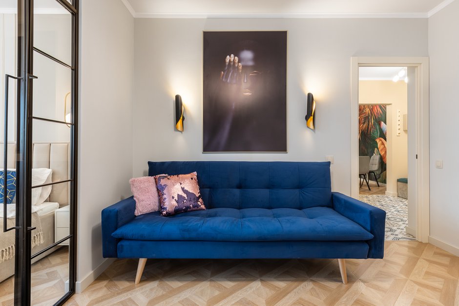 Фотография: Гостиная в стиле Современный, Квартира, Проект недели, Санкт-Петербург, 3 комнаты, 60-90 метров, ProFamily – фото на INMYROOM