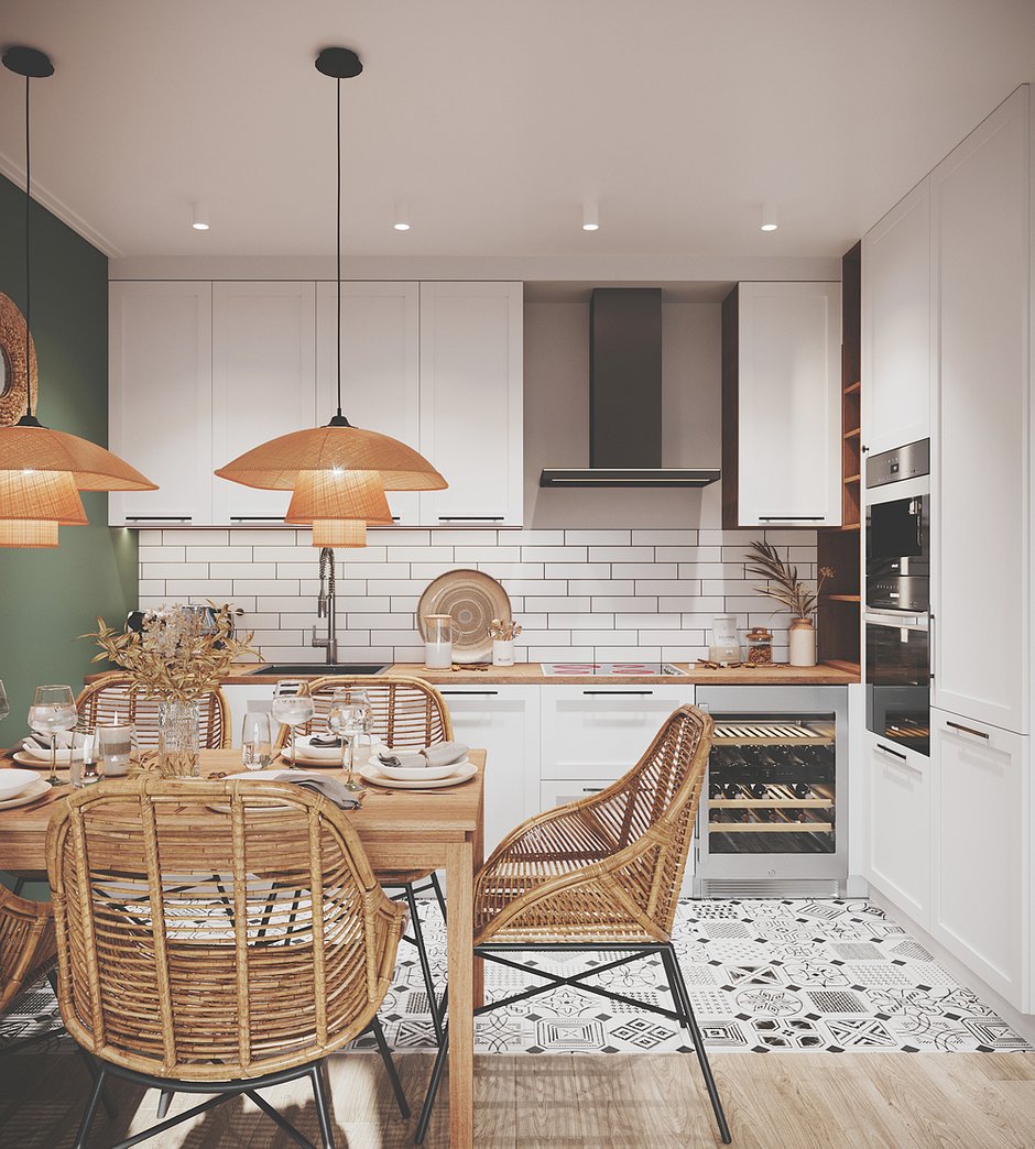 Фото: в стиле, Квартира, Проект недели, Москва, 3 комнаты, 60-90 метров, Бохо, KSInteriors – фото на INMYROOM