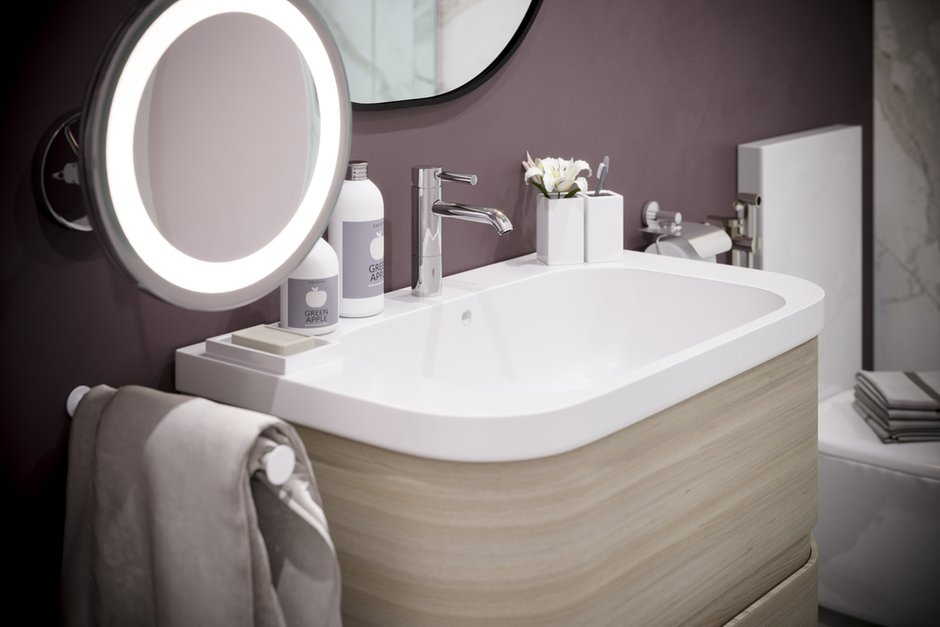 Фотография: Ванная в стиле Современный, Эклектика, Квартира, Проект дня, Москва, 3 комнаты, Более 90 метров, Ирина Орехова – фото на INMYROOM