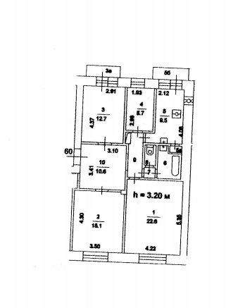 Фотография:  в стиле , Классический, Скандинавский, Квартира, Проект недели, Бежевый, Серый, ИКЕА, Екатерина Корчинова, Сталинка – фото на INMYROOM