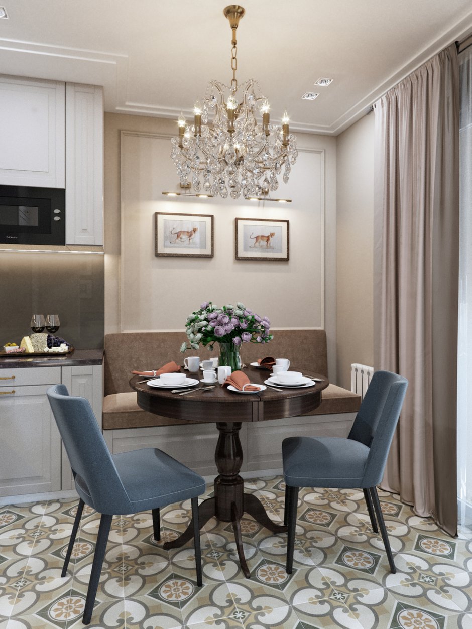 Фотография: Кухня и столовая в стиле Современный, Классический, Проект недели, 1 комната, 40-60 метров – фото на INMYROOM
