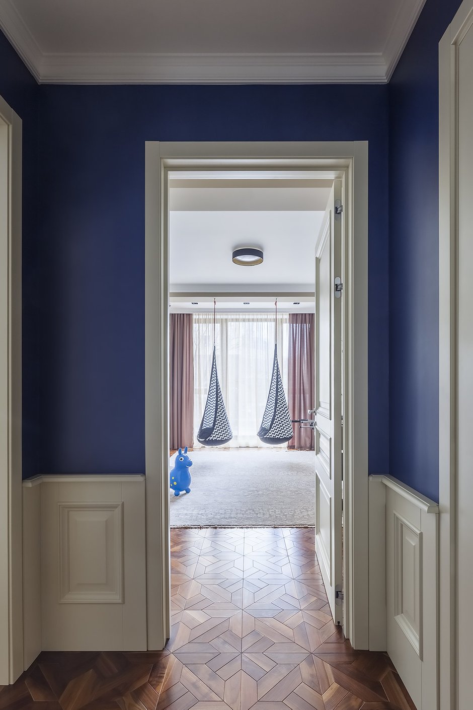 Фотография: Детская в стиле Современный, Эклектика, Квартира, Проект недели, Москва, Монолитный дом, 4 и больше, Более 90 метров, #эксклюзивныепроекты, Инна Арбуа – фото на INMYROOM