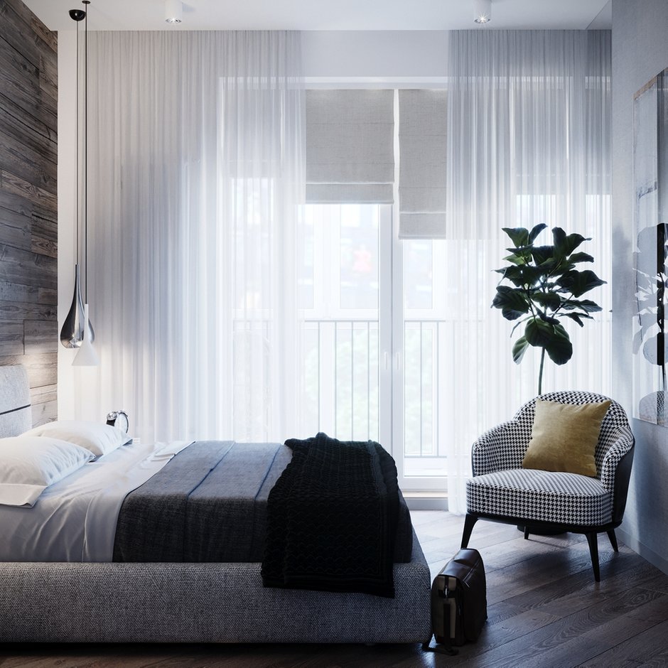 Фотография: Спальня в стиле Современный,  – фото на INMYROOM