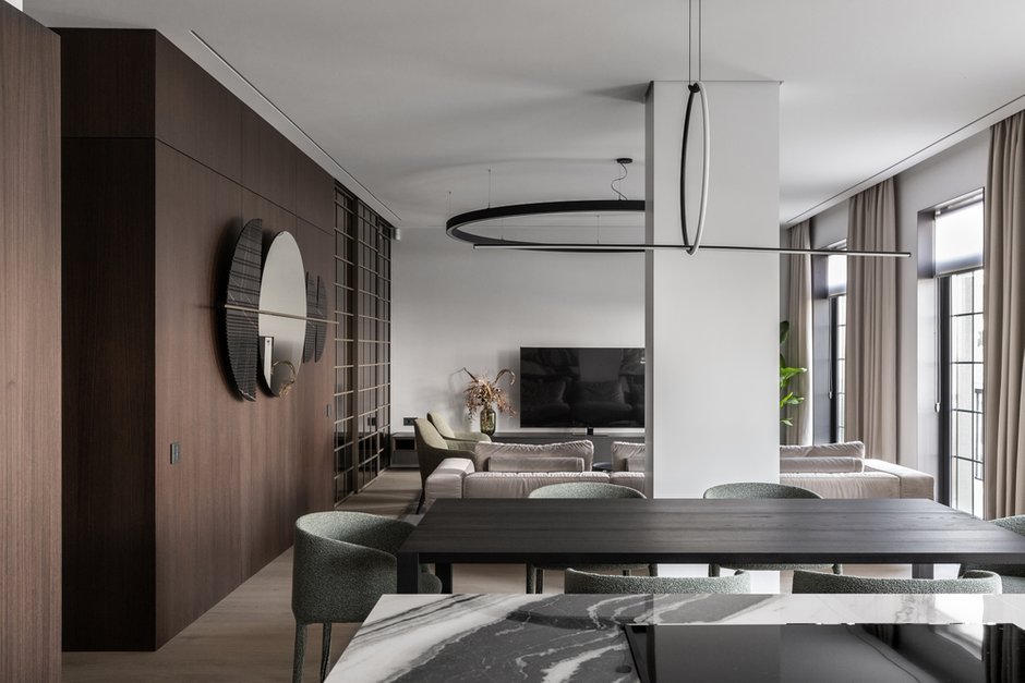 Фотография: Кухня и столовая в стиле Современный, Хай-тек, Квартира, Украина, Проект недели, SVOYA STUDIO, 3 комнаты, Более 90 метров, Днепр – фото на INMYROOM