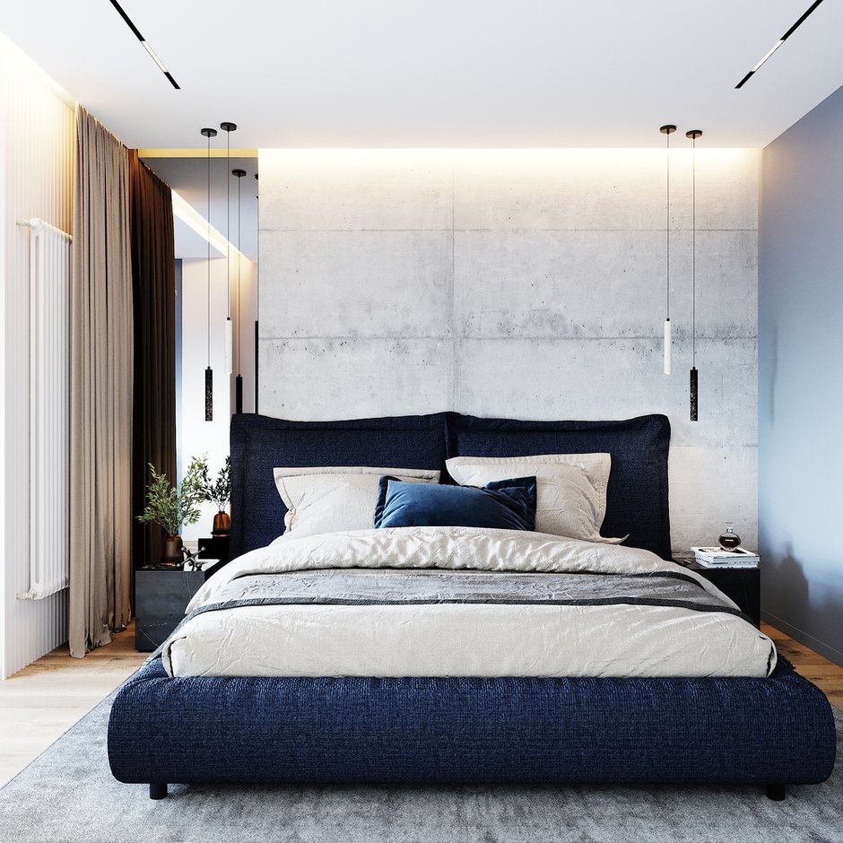 Фотография: Спальня в стиле Лофт, Современный, Квартира, Проект недели, Москва, 4 и больше, Более 90 метров, Студия 20:18 – фото на INMYROOM